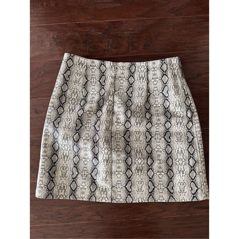 Altar’d State Snake Print Mini Skirt